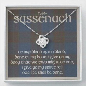 Outlander Gifts, To My Sassenach, Outlander, My Sassenach, Celtic Necklace - Thegiftio UK