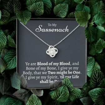 Outlander Necklace Gift, My Sassenach, Outlander Gift For Wife, Outlander Charm - Thegiftio UK