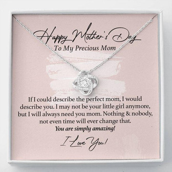 Perfect Mother's Day Love Knot Necklace - Thegiftio UK