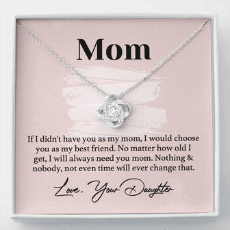 Perfect Mother's Day Love Knot Necklace - Thegiftio UK