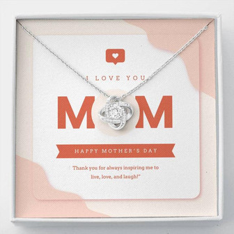 Love Knot Necklace | Personalized Gift For Your Mom - Thegiftio UK