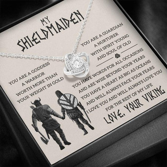 Shieldmaiden Love Knot Necklace From Beloved Viking - Thegiftio UK