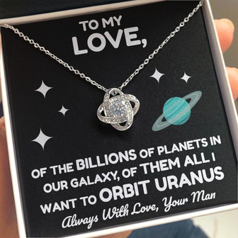 Stellar Love Knot Necklace - Thegiftio UK