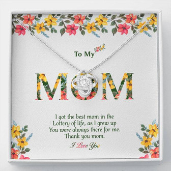 Thank You Mom - Love Knot Necklace - Thegiftio UK