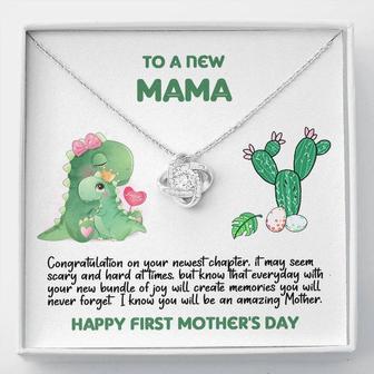 To A New Mama - I Know You Will Be An Amazing Mother - Mother's Day Gift - Love Knot Necklace - Thegiftio UK
