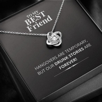 To My Best Friend - Love Knot Necklacenew Arrival - Thegiftio UK