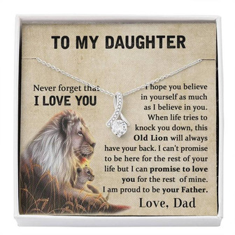 To My Daughter - Love Knot Necklace - Thegiftio UK