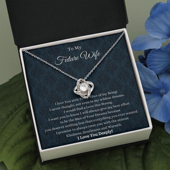 To My Future Wife - Love Knot Necklace - Thegiftio UK