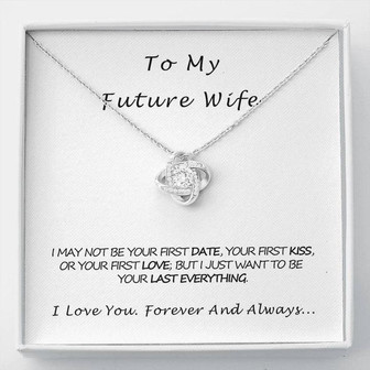 To My Future Wife Love Knot Necklace - Thegiftio UK