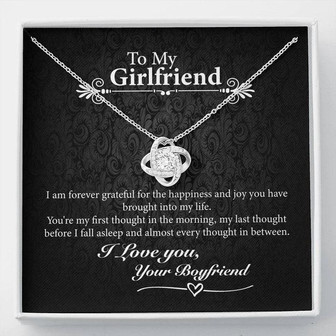 To My Girlfriend - Love Knot Necklace - Thegiftio UK