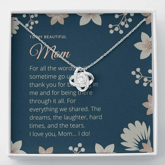 To My Mom - Love Knot Necklace - Thegiftio UK
