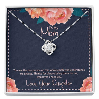 To My Mom Love Knot Necklace - Thegiftio UK