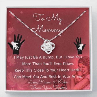 To My Mommy Love Knot Necklace - Thegiftio UK