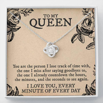 To My Queen - Love Knot Necklace - Thegiftio UK