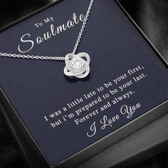 To My Soulmate - Love Knot Necklace  - Thegiftio UK