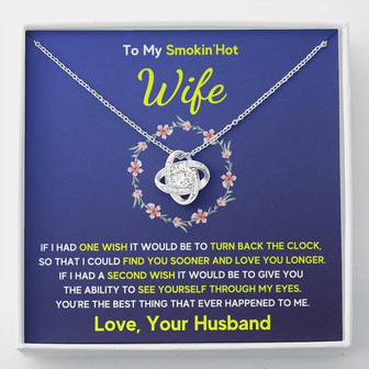 To My Wife - Love Knot Necklace - Thegiftio UK