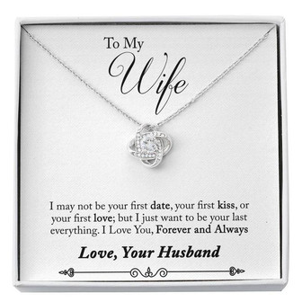 To My Wife Love Knot Necklace - Thegiftio UK