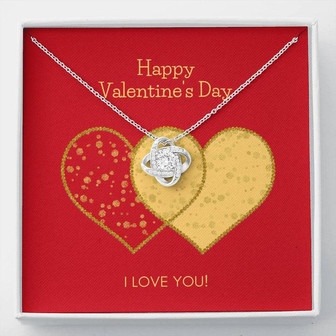 Valentines Day Love Knot Necklace - Thegiftio UK
