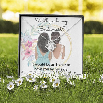 Will You Be My Bridesmaid? Love Knot Necklace - Thegiftio UK
