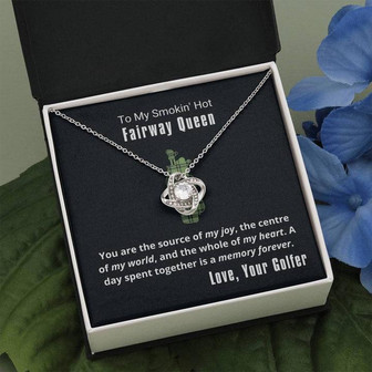 You Are The Source Of My Joy Love Knot Necklace - Thegiftio UK