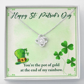 You're The Pot Of Gold - Love Knot Necklace - Thegiftio UK