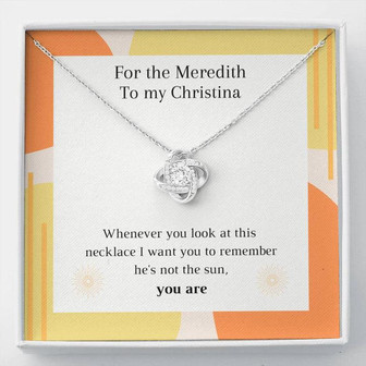 You're The Sun - Love Knot Necklace - Thegiftio UK