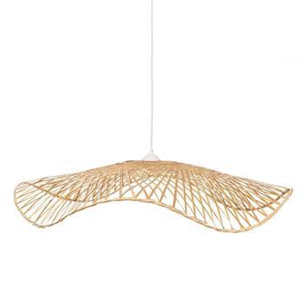 Bamboo handmade lampshade hanging ceiling light for home decor lights | Rusticozy CA