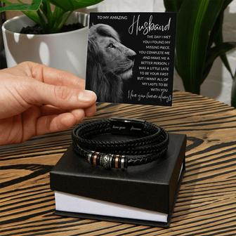 To My Amazing Husband Love you Forever Bracelet Birthday Gift From Wife | Mazezy