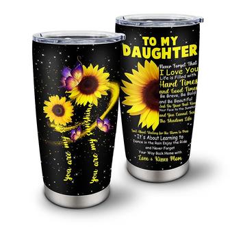 Daughter Gift from Mom, Gifts For Daughter, Daughter Gifts, To My Daughter Travel Cup Tumbler 20oz, My Sunshine Never Forget Way Back Home | Mazezy