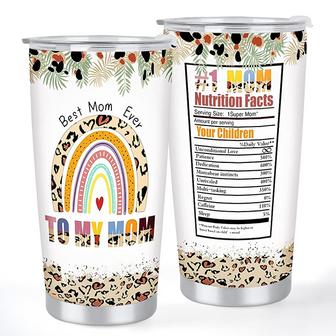 Gifts for Mom from Daughter Son 20 Oz Rainbow Cheetah Mom Tumbler, Best Mom Ever Gifts Tumbler 20oz Gifts For Women Gifts For Mom Birthday Gifts | Mazezy