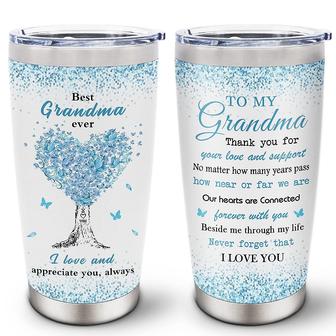 Grandma Gifts, Grandma Gift Ideas Tumbler 20oz, Best Grandma Ever Birthday Gifts, Grandmother Gift Ideas, Gigi Gift For Grandma From Grandkids | Mazezy