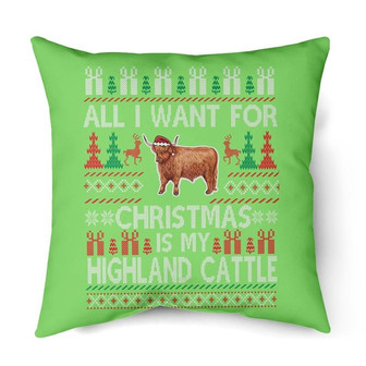 All I Want For Christmas Is My Highland Cattle | Mazezy