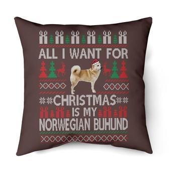 All I Want For Christmas Is My Norwegian Buhund | Mazezy