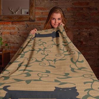 Art Cat Blanket, Special Blanket, Gift For Family, Blanket Gift For Birthday, Blanket For Holiday | Mazezy