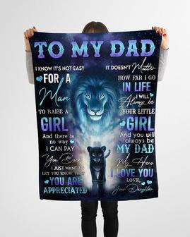 Blanket for dad, Perfect gifts for father, Christmas blanket, Family gifts, mom's gifts, father and son, daddy and daughter, mommy lovers | Mazezy