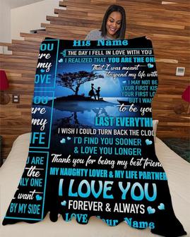Blanket for husband, Anniversary gifts,Christmas gift, Personalized Fleece Sherpa Blankets, family blankets, husband and wife, Mr and mrs | Mazezy CA
