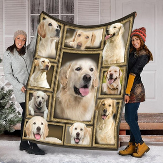 Blanket For Labrador Lover , Special Blanket, Anniversary Gift, Christmas Blanket Gift Friends, Gift For Dog Lover | Mazezy