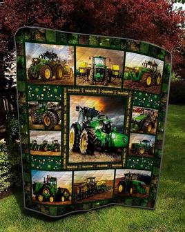 Blanket for tractor, Farmer blanket, Christmas blanket, blanket for daddy, gift for husband, blanket for son, grandpa and grandson gifts | Mazezy CA