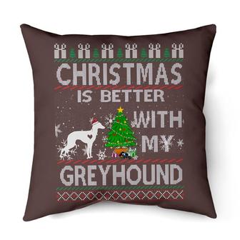 Christmas is better with my Greyhound | Mazezy