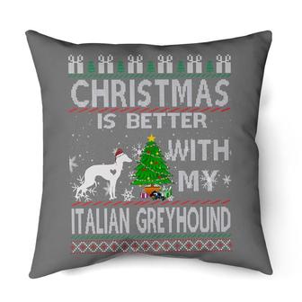 Christmas is better with my Italian Greyhound | Mazezy