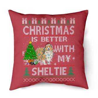Christmas is better with my Sheltie | Mazezy