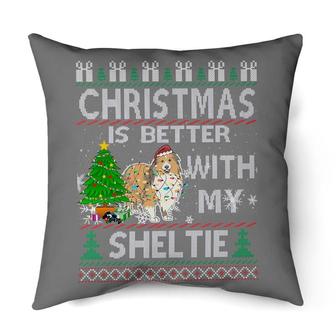 Christmas is better with my Sheltie | Mazezy