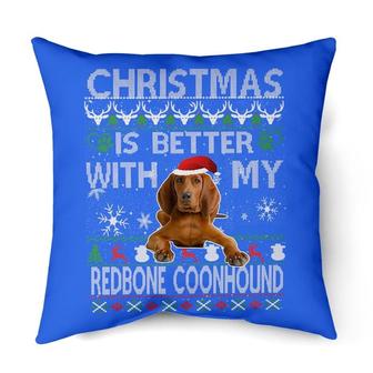 Christmas is better RedBone Coonhound | Mazezy