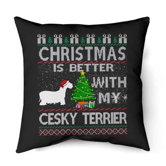 Christmas is better with my Cesky Terrier | Mazezy