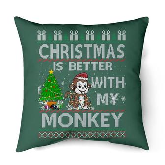 Christmas is better with my monkey | Mazezy