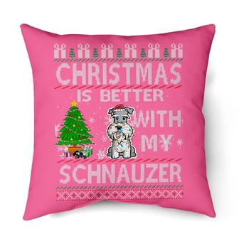 Christmas is better with my Schnauzer | Mazezy