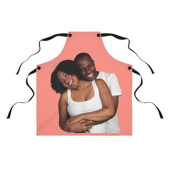 Custom Couple Photo Apron | Gifts For Him | Gifts For Her | Personalized Apron | Mazezy