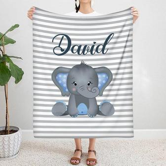Customized Kids Name Blanket For Kids/Toddler, Custom Gift For Toddler/New Born, Fleece Blanket For Kids, Personalized Gift, Kids Name Quilt | Mazezy