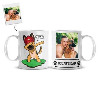 Dab Bro Mug | Custom Photo Dog | German Shepherds | Personalized German Shepherds Dog Mug | Mazezy