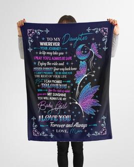 Daughter blanket, Mother and daughter gifts, Fleece Sherpa blanket, Christmas gifts, blanket for daughter, Grandma family, gift from mommy | Mazezy